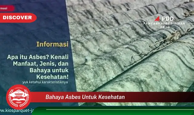 bahaya asbes untuk kesehatan