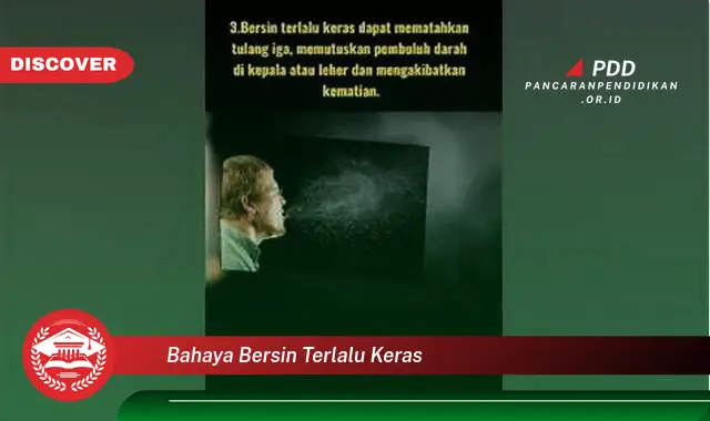 bahaya bersin terlalu keras