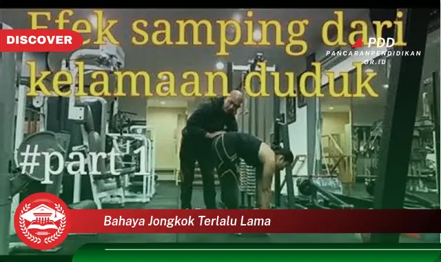 bahaya jongkok terlalu lama