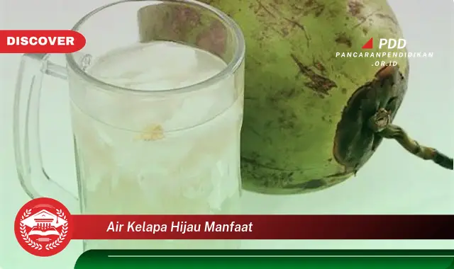 air kelapa hijau manfaat