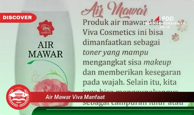 air mawar viva manfaat