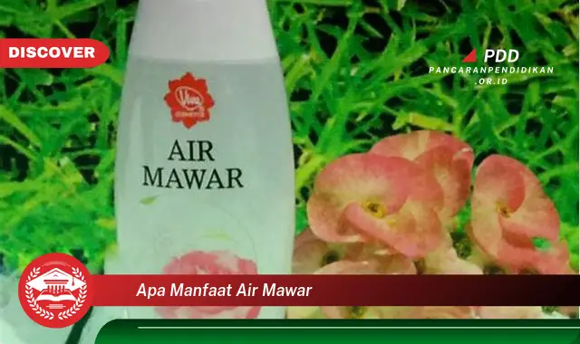 apa manfaat air mawar