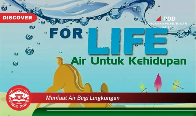 manfaat air bagi lingkungan