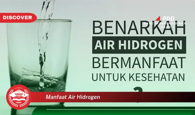 manfaat air hidrogen