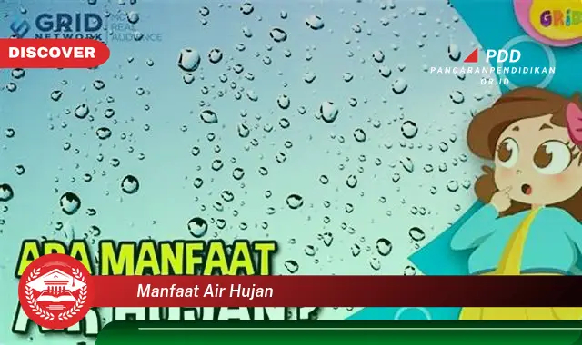 manfaat air hujan