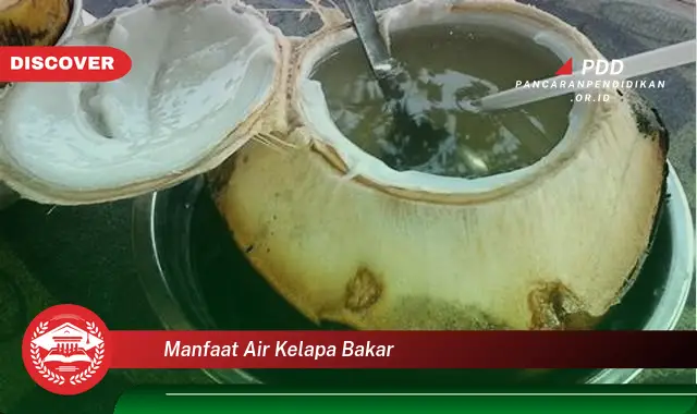 manfaat air kelapa bakar