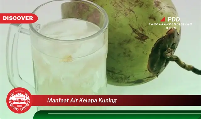 manfaat air kelapa kuning