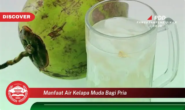 manfaat air kelapa muda bagi pria