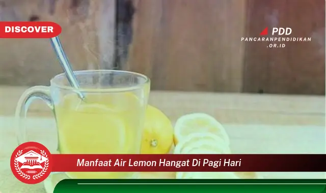 manfaat air lemon hangat di pagi hari