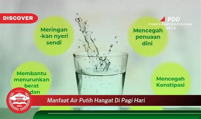 manfaat air putih hangat di pagi hari