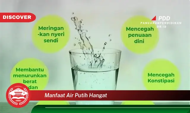 manfaat air putih hangat