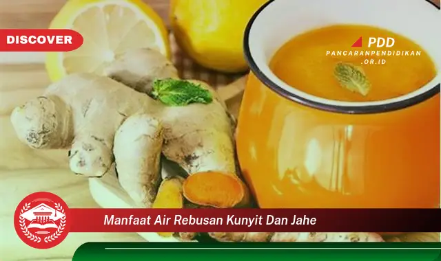 manfaat air rebusan kunyit dan jahe