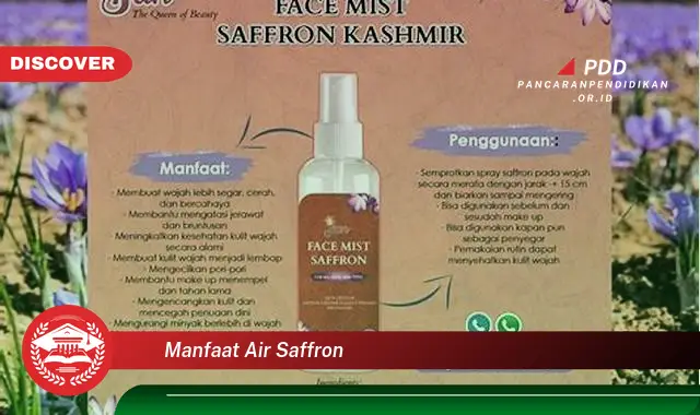 manfaat air saffron