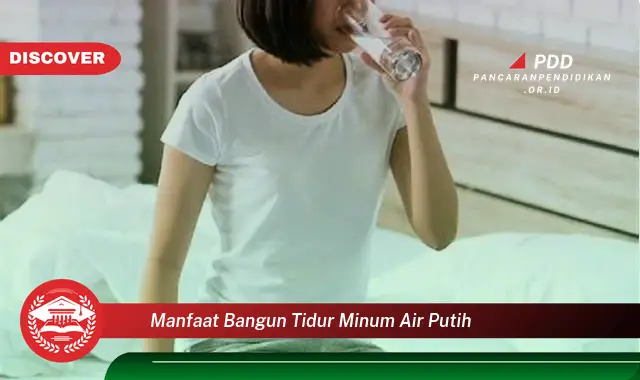 manfaat bangun tidur minum air putih