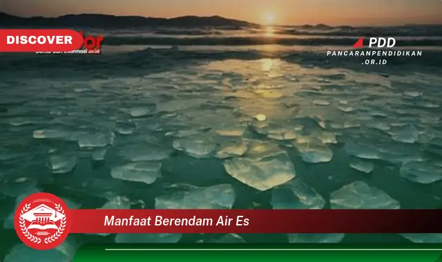 manfaat berendam air es