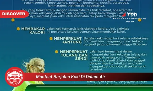 manfaat berjalan kaki di dalam air