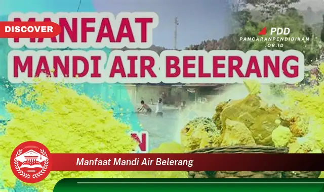 manfaat mandi air belerang