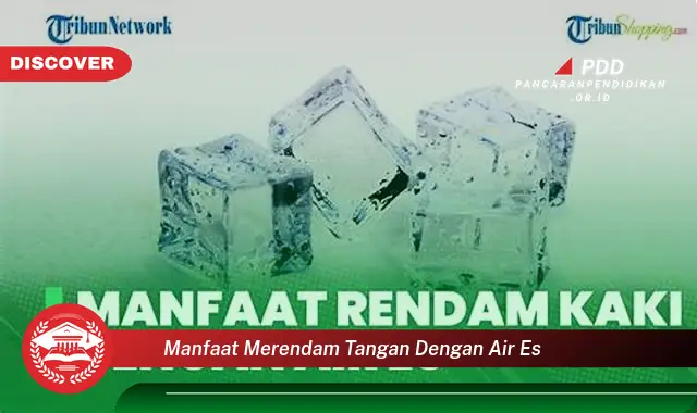 manfaat merendam tangan dengan air es