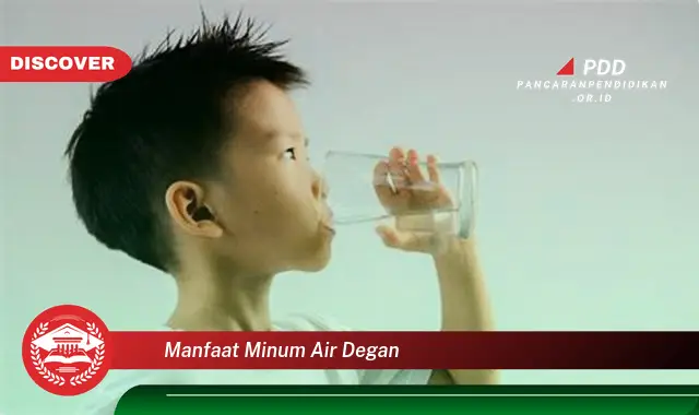 manfaat minum air degan