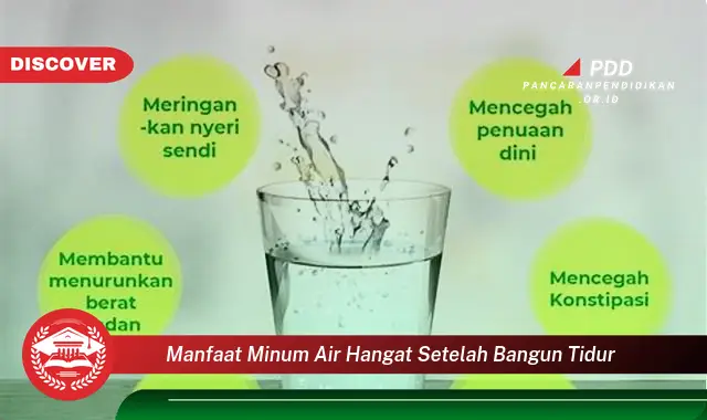 manfaat minum air hangat setelah bangun tidur