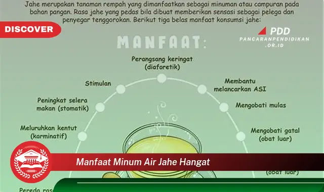 manfaat minum air jahe hangat