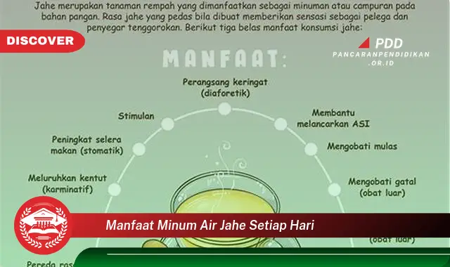 manfaat minum air jahe setiap hari