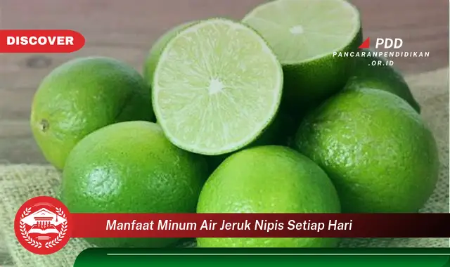 manfaat minum air jeruk nipis setiap hari