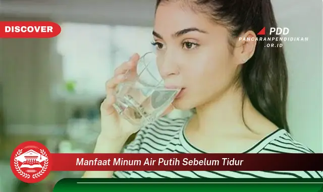 Temukan 10 Manfaat Minum Air Putih Sebelum Tidur yang Wajib Kamu Intip