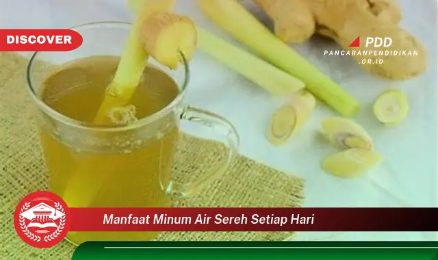 manfaat minum air sereh setiap hari
