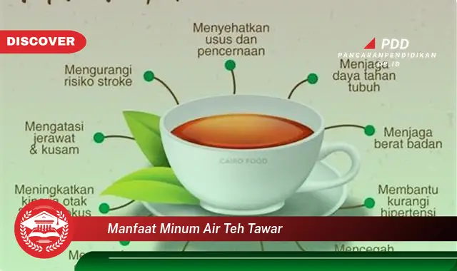 manfaat minum air teh tawar