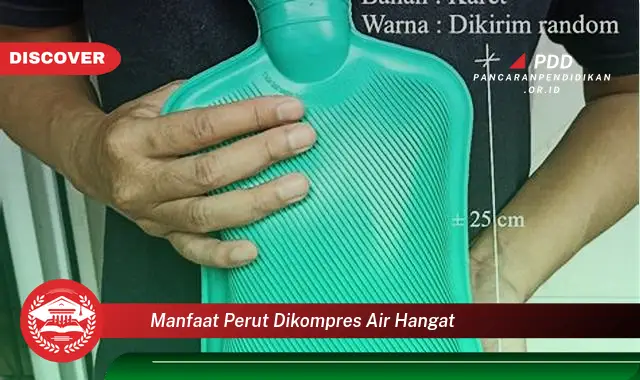 manfaat perut dikompres air hangat