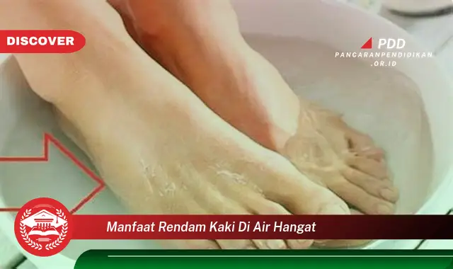 manfaat rendam kaki di air hangat