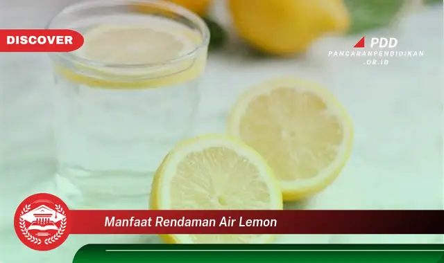 manfaat rendaman air lemon