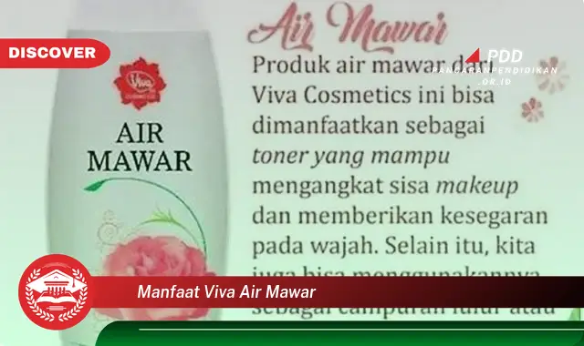 manfaat viva air mawar