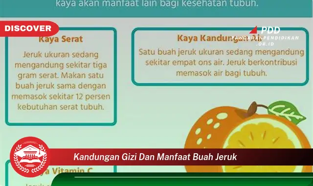 kandungan gizi dan manfaat buah jeruk