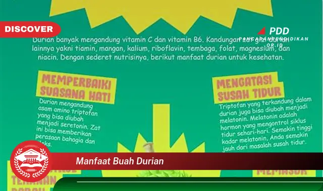 manfaat buah durian
