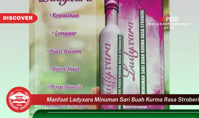 manfaat ladyxara minuman sari buah kurma rasa stroberi