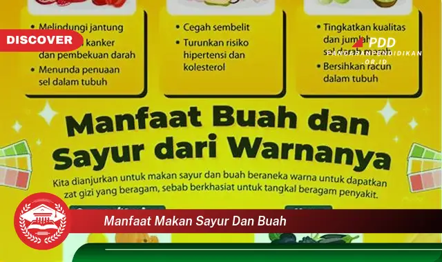 manfaat makan sayur dan buah