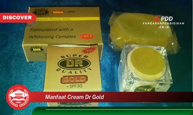 manfaat cream dr gold