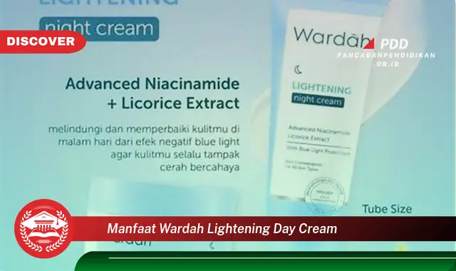 Kamu Wajib Tahu, 30 Manfaat Wardah Lightening Day Cream yang Bikin Penasaran