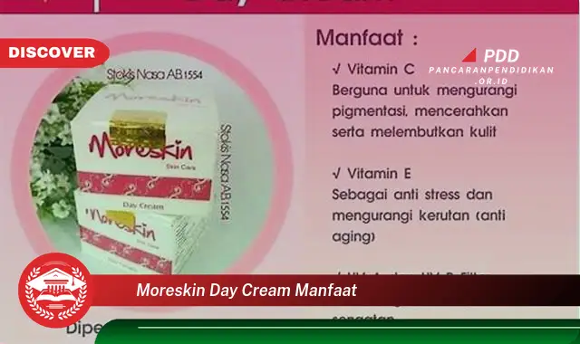 moreskin day cream manfaat