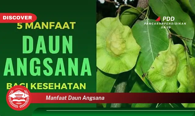 manfaat daun angsana