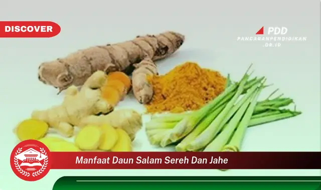 manfaat daun salam sereh dan jahe