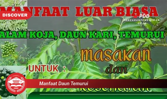 manfaat daun temurui