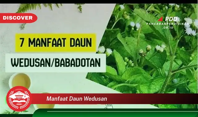 manfaat daun wedusan