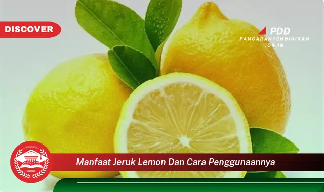 manfaat jeruk lemon dan cara penggunaannya