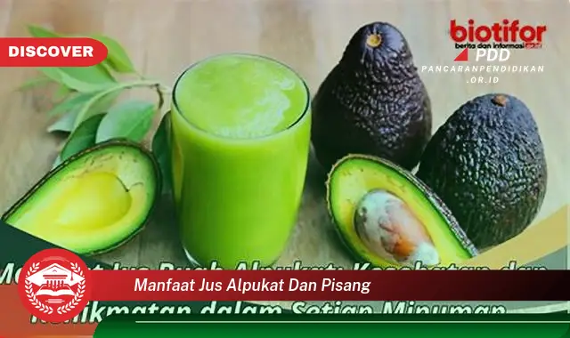 manfaat jus alpukat dan pisang