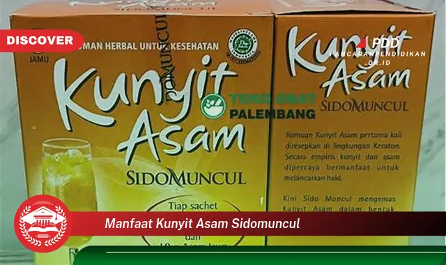 manfaat kunyit asam sidomuncul