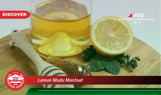 lemon madu manfaat