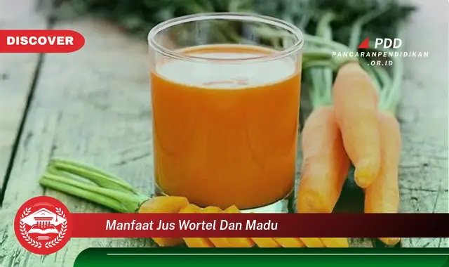 manfaat jus wortel dan madu